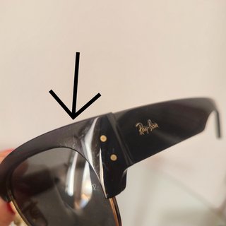 Gafas Ray-Ban Clubmaster Polarizadas Negra/Dorada