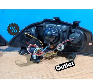 AZ FAROS SEAT IBIZA 6L 02-08 DAYLIGHT CROMADOS INTERMITENTE