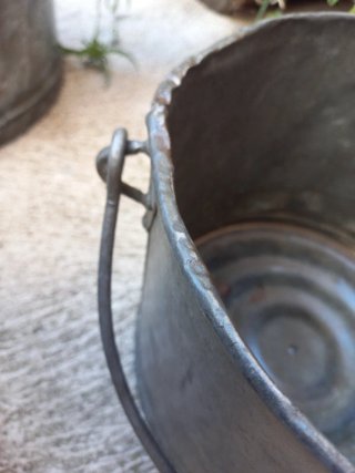 Cubos metálicos varios para decoración