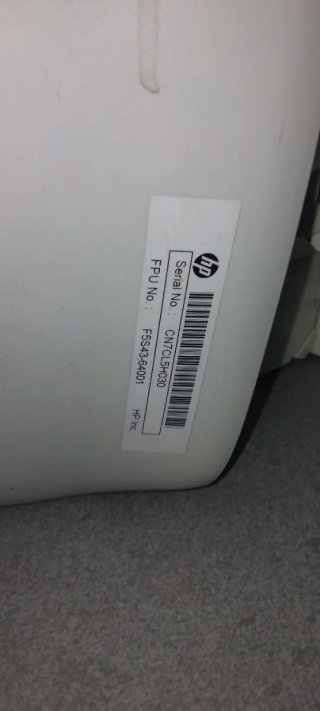 Impresora HP Azul y Blanca
