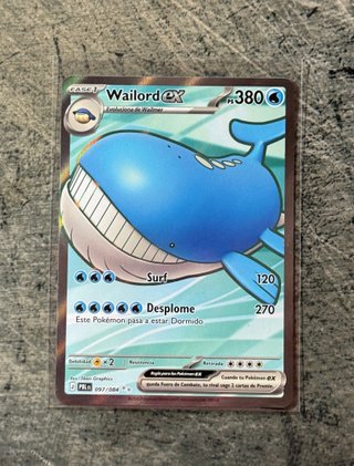 Wailord EX Oscuridad Absoluta Carta Pokemon