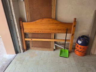 Cabecero de cama de madera 135 provenzal