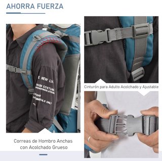 Mochila portabebés trekking