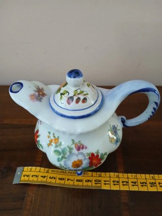 Piccola teiera La Rustica decorata