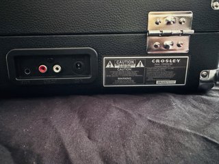 Tocadiscos Crosley Negro y Rojo