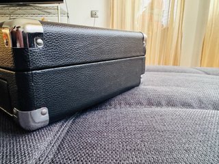 Tocadiscos Crosley Negro y Rojo