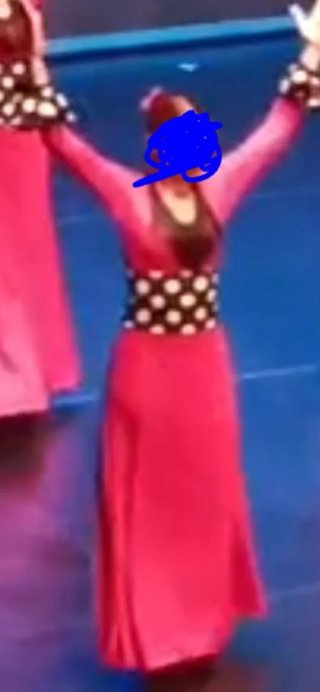 Vestido Flamenco Rojo y Negro