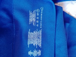 Conjunto deportivo azul mujer pantalón L jersey XL