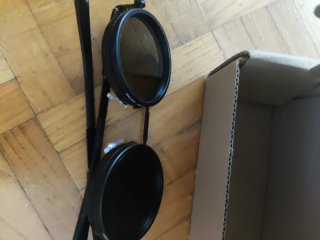 Gafas CRIXALIS Redondas Punk Negras