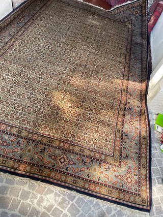 Tappeto persiano lana seta nain iraniano 300x200se