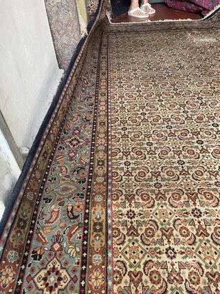Tappeto persiano lana seta nain iraniano 300x200se