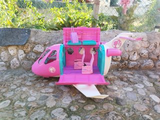 Avión Barbie Rosa y Turquesa