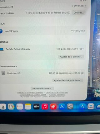 MacBook Air M4 16GB / 512GB - Impecable