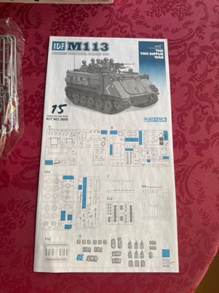 Maqueta vehículo blindado M113 IDF Yom Kippur War
