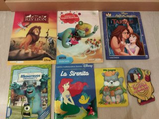 Lote 7 Cuentos Disney y mas x 2€