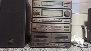 Minicadena Sharp CD/Radio/Doble Cassette