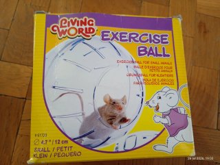 Jaula para hámster+ bola de ejercicios+ accesorios