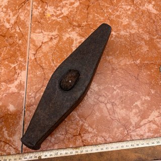 Martillo de forja antiguo maza de canteria antigua