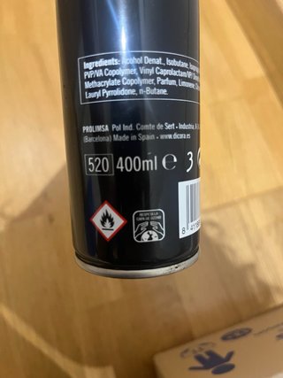 Laca Spray Fijación Fuerte Dicora 400ml