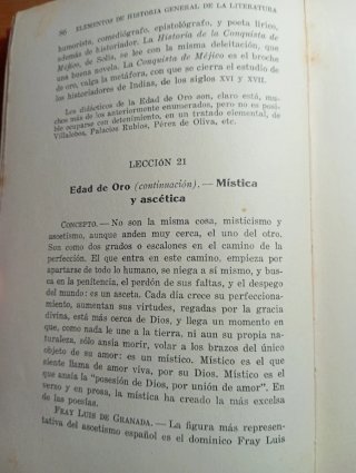 Libro Elementos de Historia General de la Literatu