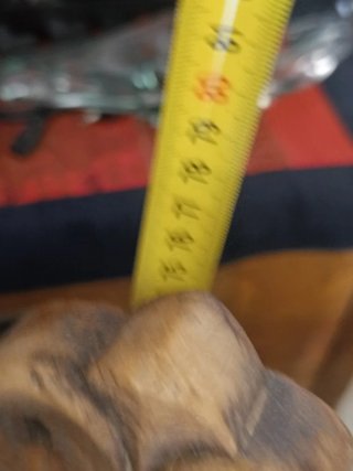 Silla antigua Rajasthan madera y yute