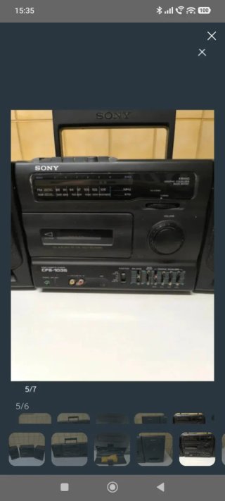 Mini cadena Sony CFS - CASETTE