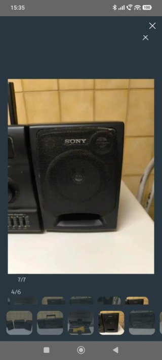 Mini cadena Sony CFS - CASETTE