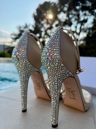 Versace zapatos Tacón con Cristales Swarovski