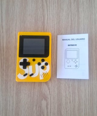 Consola Retro Sup 400 en 1 Amarilla
