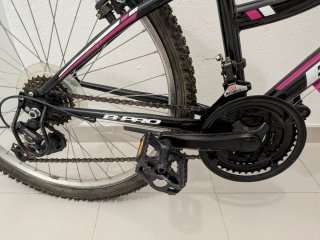 Bicicleta B-Pro 24 Negra y Rosa