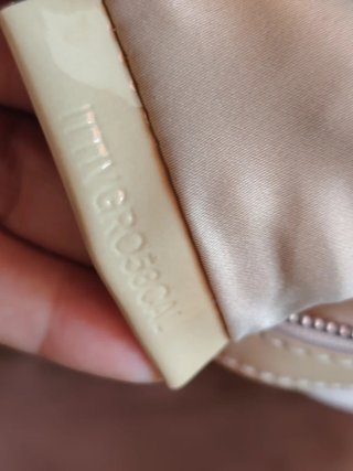 Bolso Burberry Y2K Piel Charol Vintage Beige