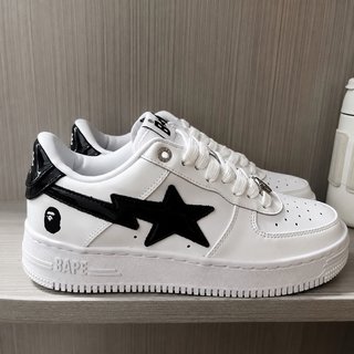 Bape Sta Low Blancas Negras