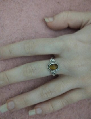 Anillo Plata Ojo de Tigre Original