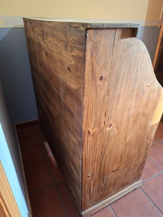 Escritorio vintage madera maciza