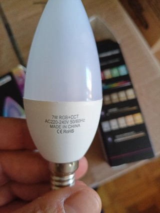 3 Bombillas LED Inteligentes RGB+CCT Tuya