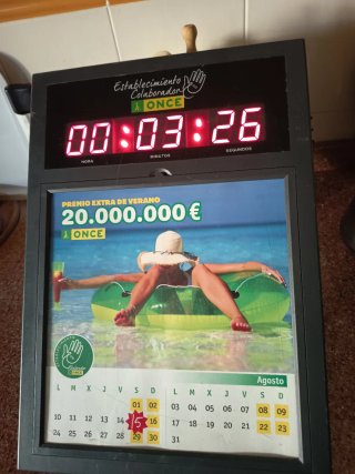 Reloj Digital ONCE Colaborador