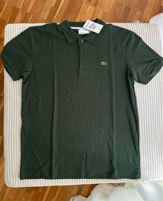 Camiseta Polo Lacoste Verde Talla S