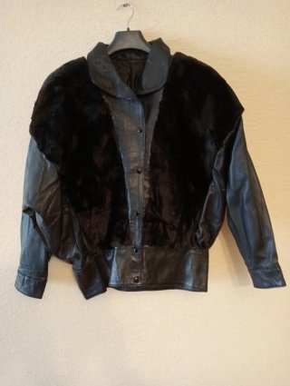 Chaqueta de piel vintage