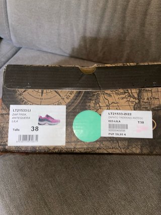 Zapatillas Paredes Impermeables Moradas Talla 38