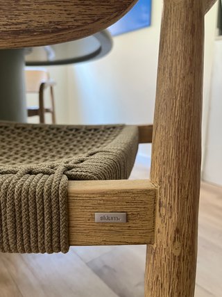 4 Sillas Comedor Reposabrazos Madera