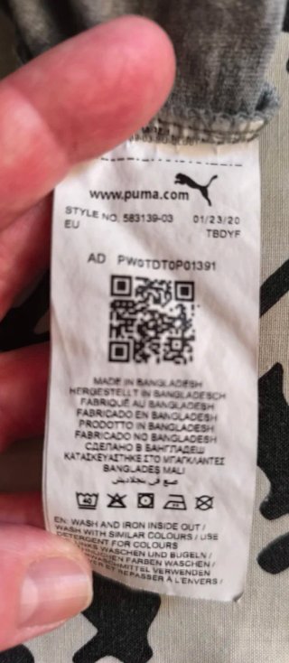 Camiseta Puma Mujer Gris