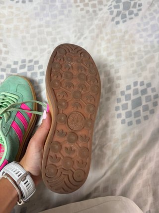 Zapatillas Adidas Gazelle Talla 36 Verdes/Rosas