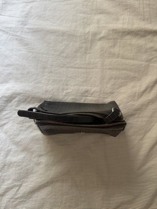 Bolso Parfois negro efecto piel cocodrilo