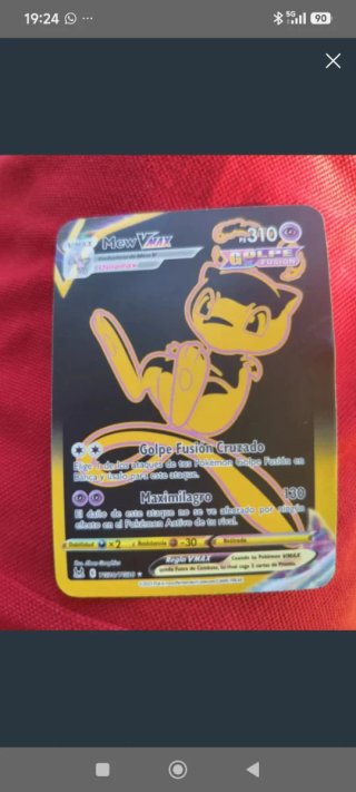 Carta Pokémon Mew VMAX Golpe Fusión Cruzado