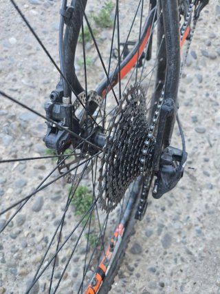 Bicicleta Montaña WRC Negra/Naranja
