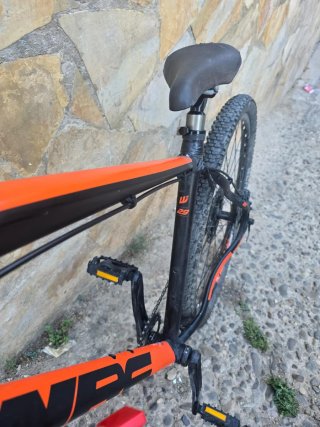 Bicicleta Montaña WRC Negra/Naranja