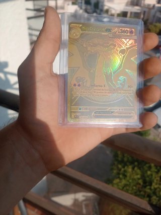 Carta Pokémon Mega Charizard EX Dorada 125/094