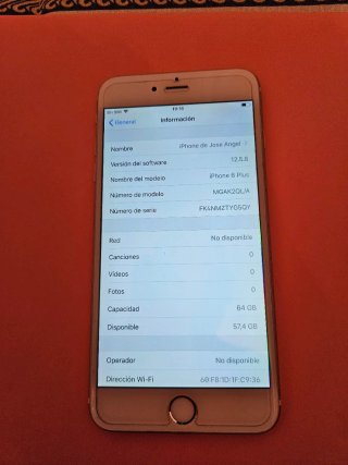 iPhone 6 Plus Dorado/Plateado