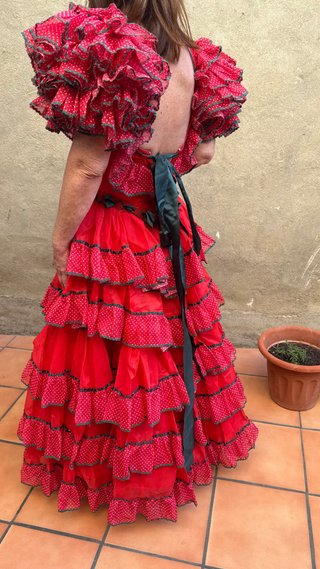 Vestido Flamenco Sevillanas Talla 40