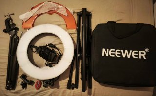 Kit Aro de Luz + Brazo Micrófono + Croma